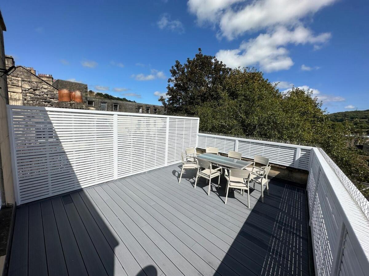 The Roof Terrace Maisonette - City Centre Bath Esterno foto