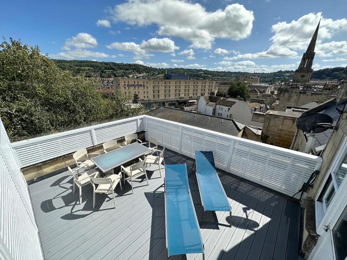 The Roof Terrace Maisonette - City Centre Bath Esterno foto